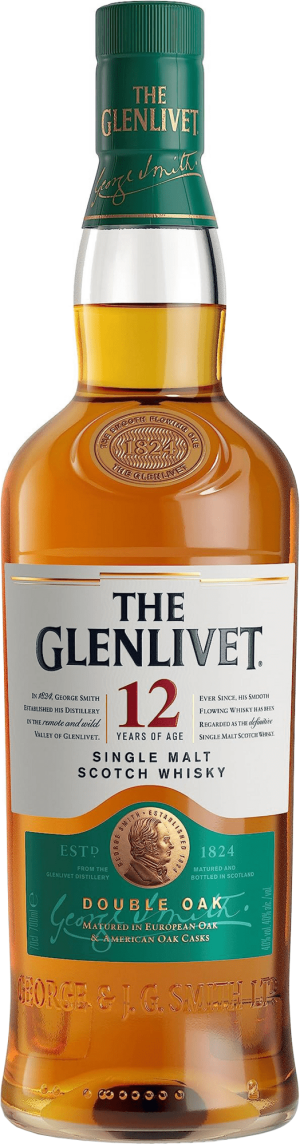 The Glenlivet Double Oak 12y 40% 0,7 l (čistá fľaša)