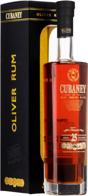 Cubaney Tesoro Solera 25 38% 0,7 l (kartón)