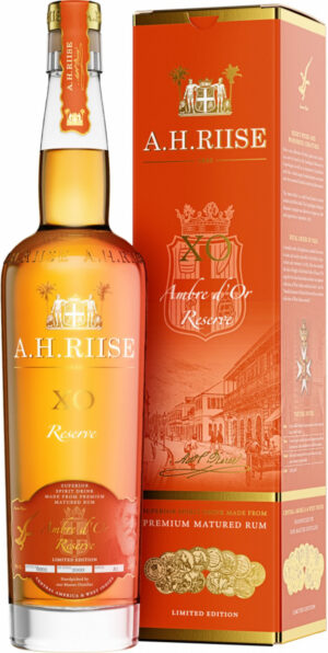 A.H. Riise X.O. Ambre d'Or Reserve 42% 0,7 l (kartón)