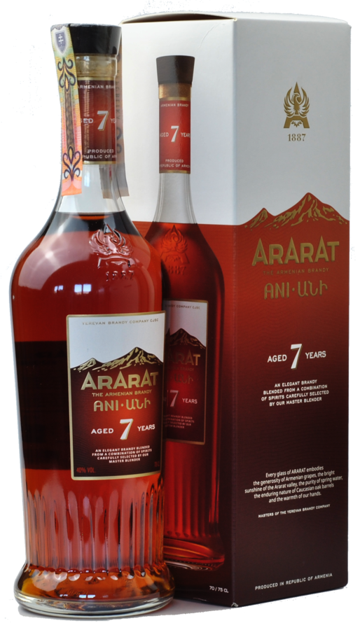 Ararat 7y 40% 0,7 l (kartón)