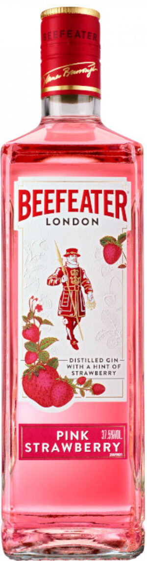 Beefeater Pink London Dry Gin 37,5% 1 l (čistá fľaša)
