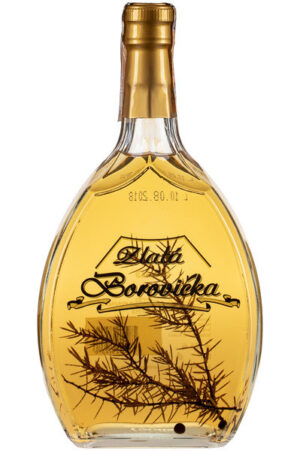 Borovička zlatá Cassovia 38% 0,7 l (čistá fľaša)