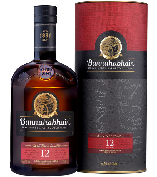 Bunnahabhain Islay Single Malt Scotch Whisky 12y 46,3% 0,7 l (tuba)