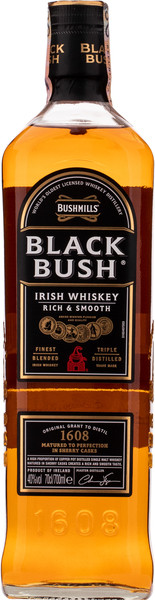 Bushmills Black Bush 40% 0,7 l (čistá fľaša)
