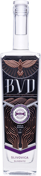 BVD Slivovica, 45% 0,5 l (čistá fľaša)