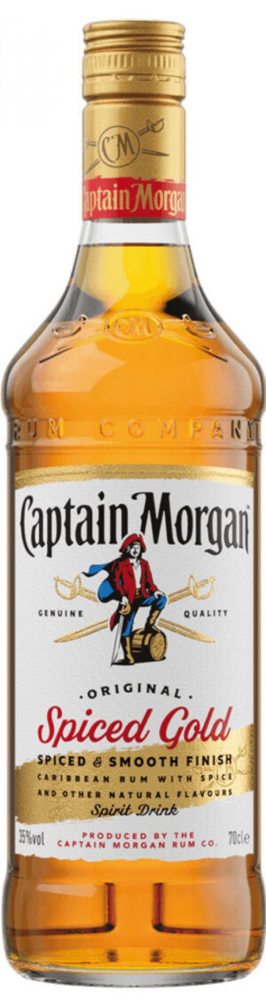 Captain Morgan Spiced Gold 35% 0,7 l (čistá fľaša)