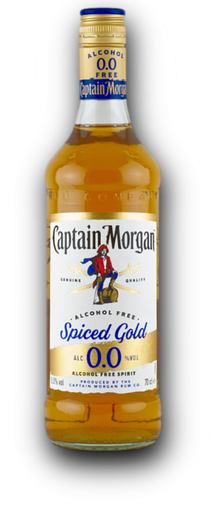Captain Morgan Spiced Gold Alcohol Free 0.0% 0.7 L (čistá fľaša)