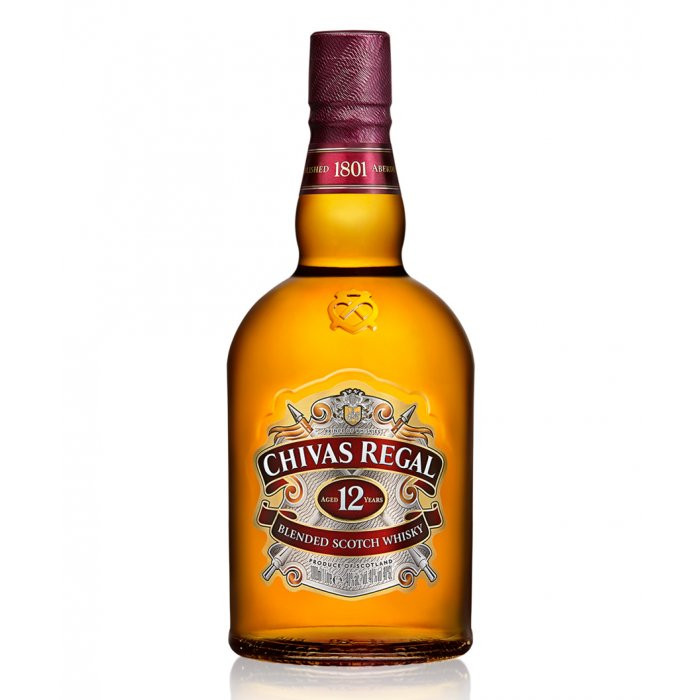 Chivas Regal 12y 40% 1 l (čistá fľaša)