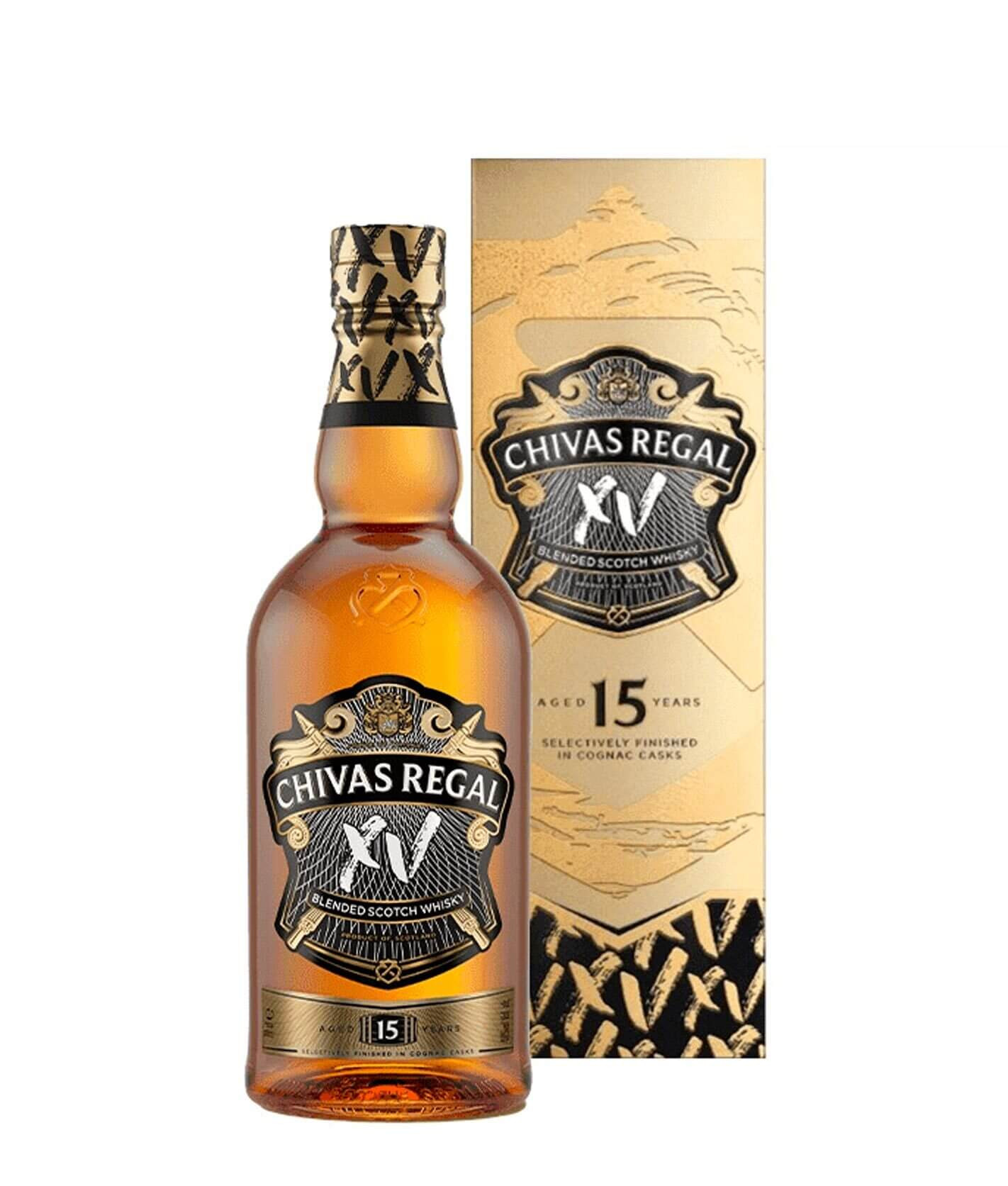 Chivas Regal XV 15y 40% 0,7 l (kartón) POŠKODENÝ OBAL