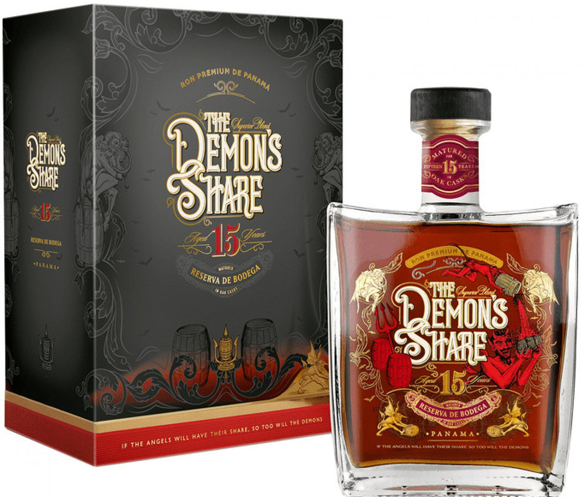 The Demon's Share 15y Reserva de Bodega 43% 0,7 l (kazeta)