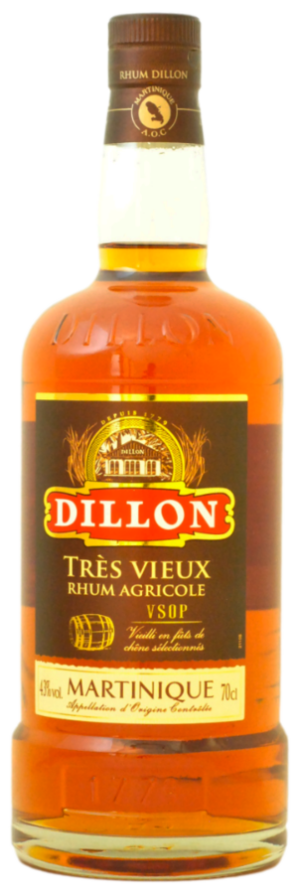Dillon Tres Vieux VSOP 43% 0,7 l (čistá fľaša)