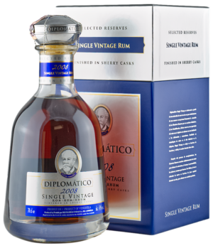Diplomático Single Vintage 2008 43% 0.7L (darčekové balenie kazeta)