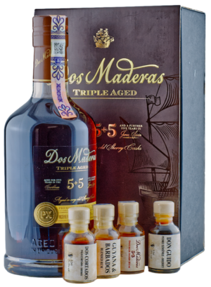Dos Maderas PX Rum Tasting 5y + 5y 39,93% 0,744 l (Set)