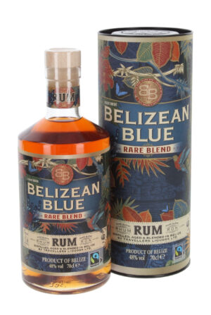 Belizean Blue Rare Blend 48%, 0.7 L (darčekové balenie)