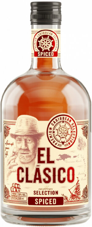 EL Clasico Spiced 30% 0,5 l (čistá fľaša)