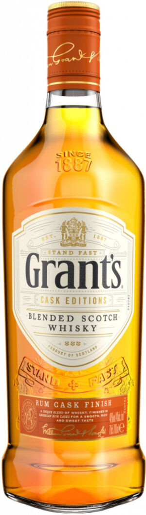 Grant's Rum Cask Finish 40% 0,7 l (čistá fľaša)
