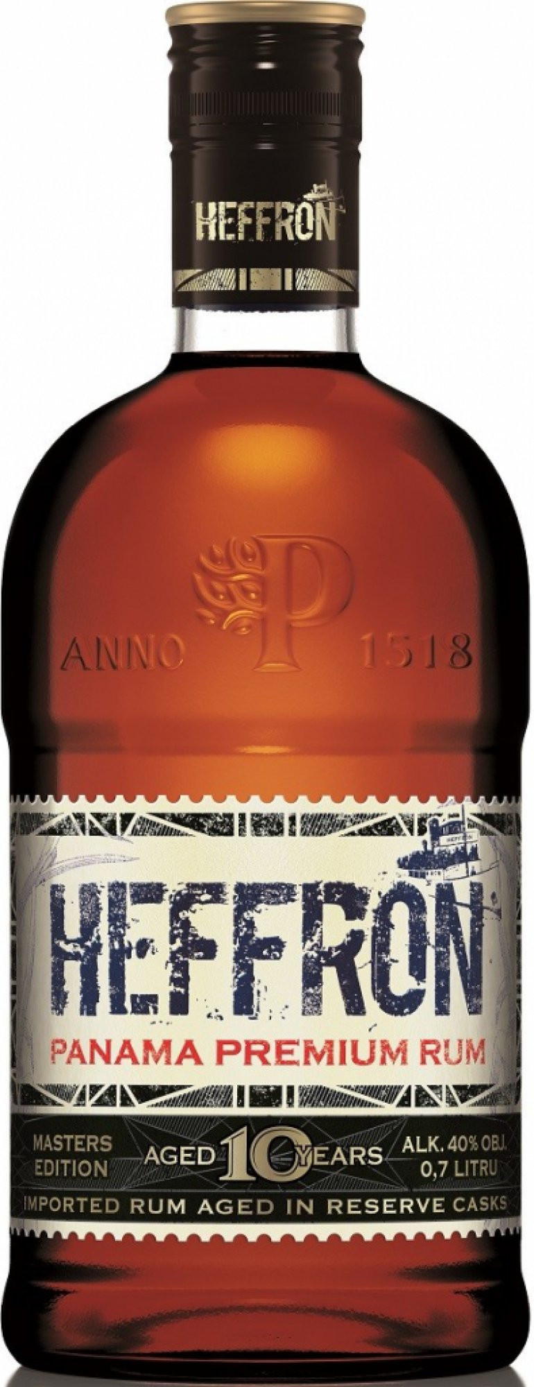 Heffron 10y 40 % 0,7 l (čistá flaša)