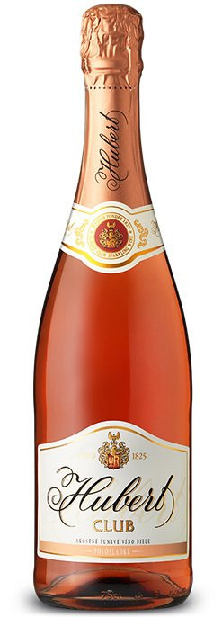 Hubert Club Polosladké Ružové 0.75 L