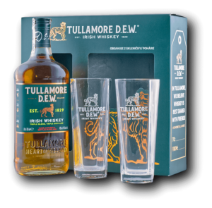 Tullamore Dew 40% 0,7 l (darčekové balenie 2 poháre)