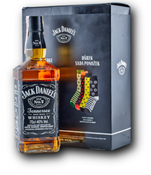 Jack Daniel's Old N°. 7 40% 0.7L (darčekové balenie s ponožkami)