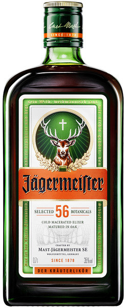 Jägermeister 35% 0,7 l (čistá fľaša)