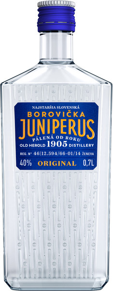 Juniperus Borovička 40% 0,7 l (čistá fľaša)