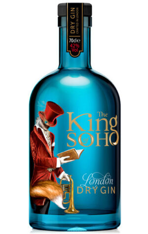 King of Soho London Dry Gin 42% 0,7 l (čistá fľaša)