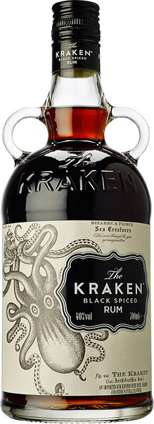 Kraken Black Spiced Rum 40% 0,7 l (čistá fľaša)