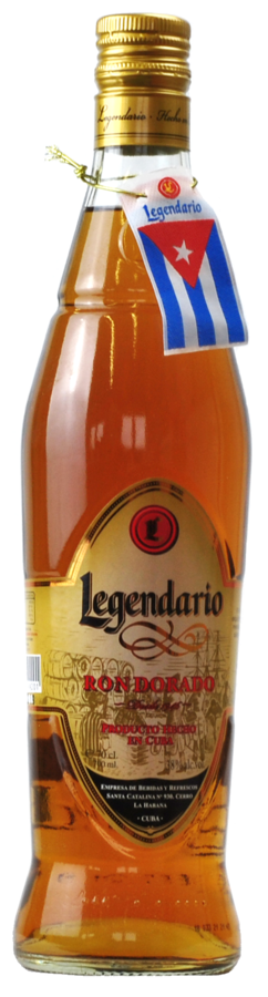 Legendario Rum Dorado 5y 38% 0,7 l (čistá fľaša)