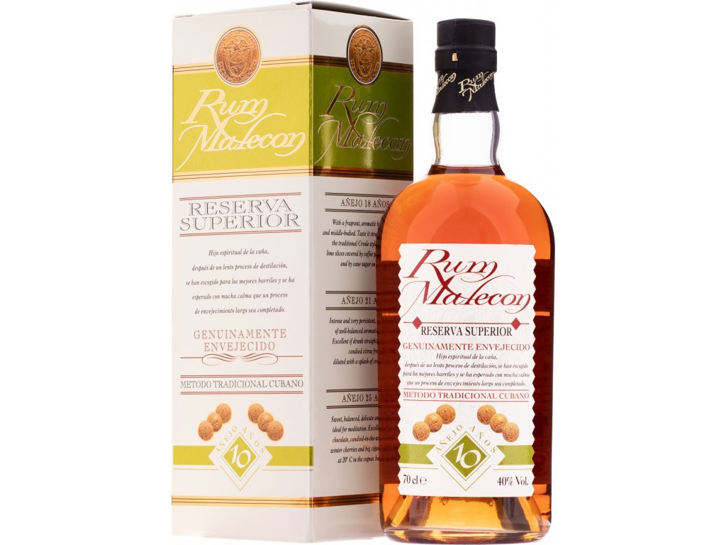 Malecon Reserva Superior 10y 40% 0,7 l (kazeta)