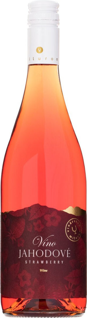 Miluron jahodové víno 0,75 l