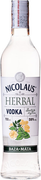 Nicolaus Herbal Vodka Baza & Mäta 0,7 l