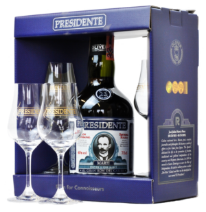 Presidente Marti 23y 40% 0,7 l (darčekové balenie 2 poháre)