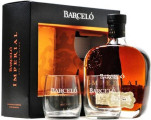 Ron Barcelo Imperial Rum 38% 0,7 l (dárčekové balenie 2 poháre)