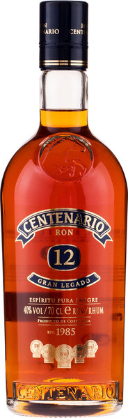 Ron Centenario Gran Legado 12y 40% 0,7 l (čistá fľaša)