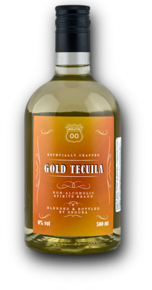 Route 00 Gold Tecuila Alcohol Free 0.0% 0.5 L (čistá fľaša)