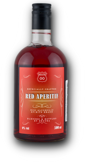 Route 00 Red Aperitif Alcohol Free 0.0% 0.5 L (čistá fľaša)