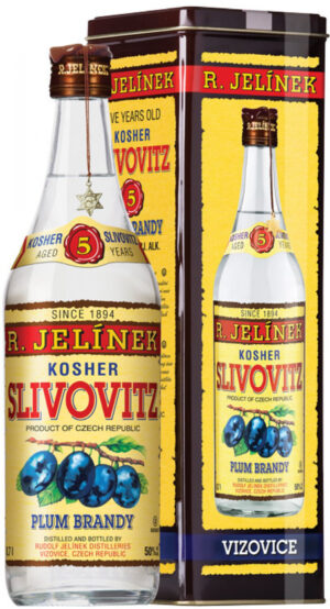 Rudolf Jelínek Slivovica biela Kosher 5y 50% 0,7 l (tuba)
