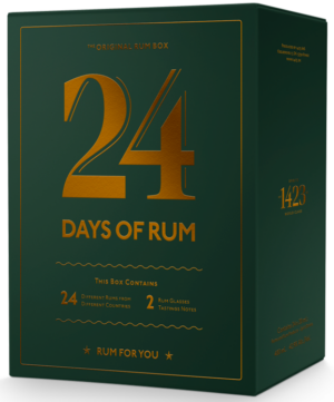 24 Days of Rum Rumový Kalendár 2022 43,7% 24 x 0,02 l (dárčekové balenie 2 poháre)