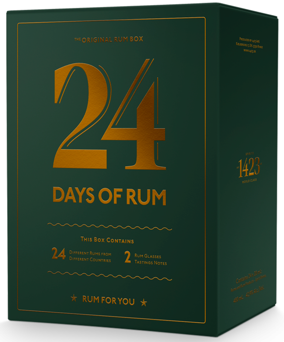 24 Days of Rum Rumový Kalendár 2022 43,7% 24 x 0,02 l (dárčekové balenie 2 poháre)