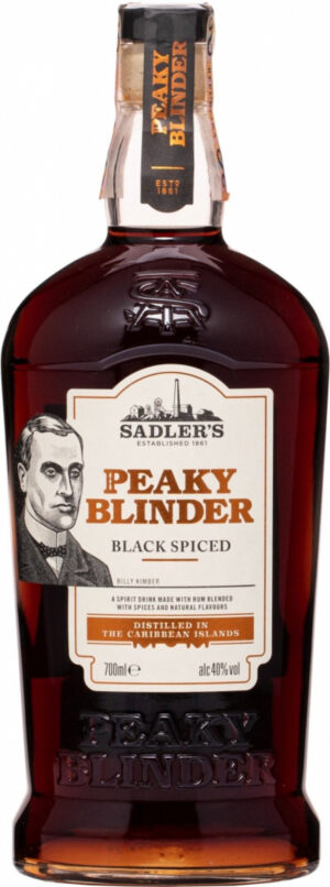 Sadler's Peaky Blinder Black Spiced 40% 0,7 l (čistá fľaša)