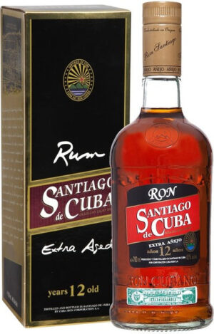 Santiago de Cuba Extra Aňejo 12y 40% 0,7 l (kartón)