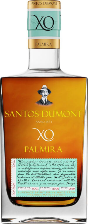 Santos Dumont XO Palmira 40% 0,7 l (čistá fľaša)