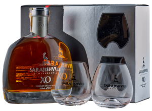 Sarajishvili XO 40% 0,7 l (darčekové balenie 2 poháre)