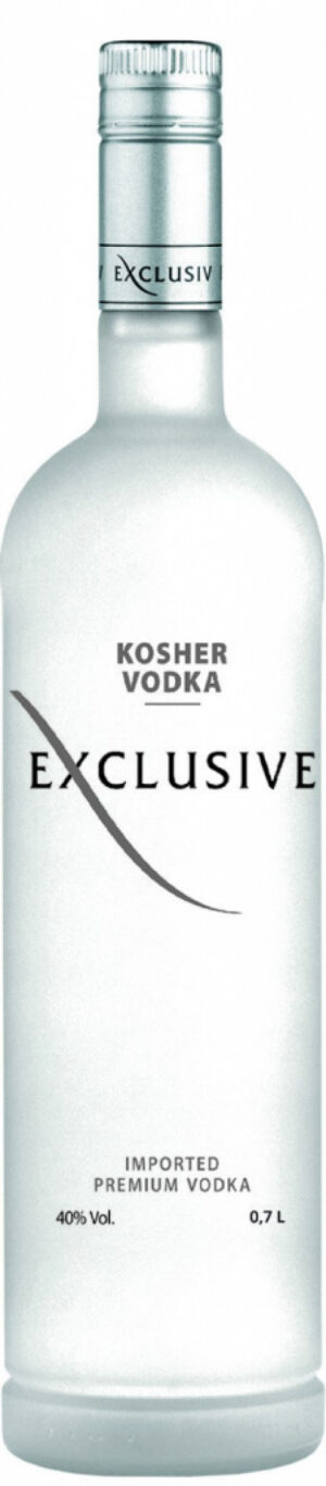 Exclusive Kosher Vodka 40% 0,7 l (čistá fľaša)