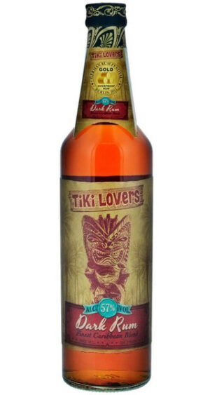 Tiki Lovers Dark Rum 57% 0,7 l (čistá fľaša)