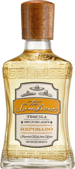Tres Sombreros Tequila Reposado 0.7L
