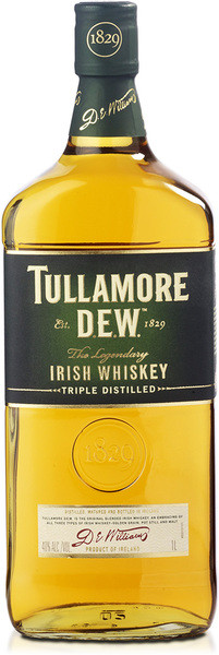 Tullamore Dew 40% 1 l (čistá fľaša)