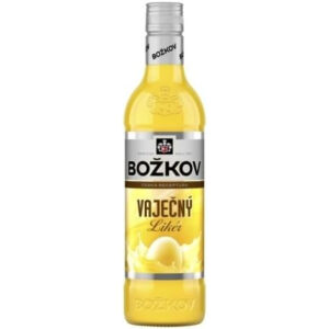 Vaječný Likér Božkov 15% 0,5 l (čistá fľaša)