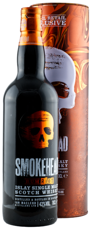 Smokehead Riot Rum Cask Finish 43% 0,7 l (tuba)